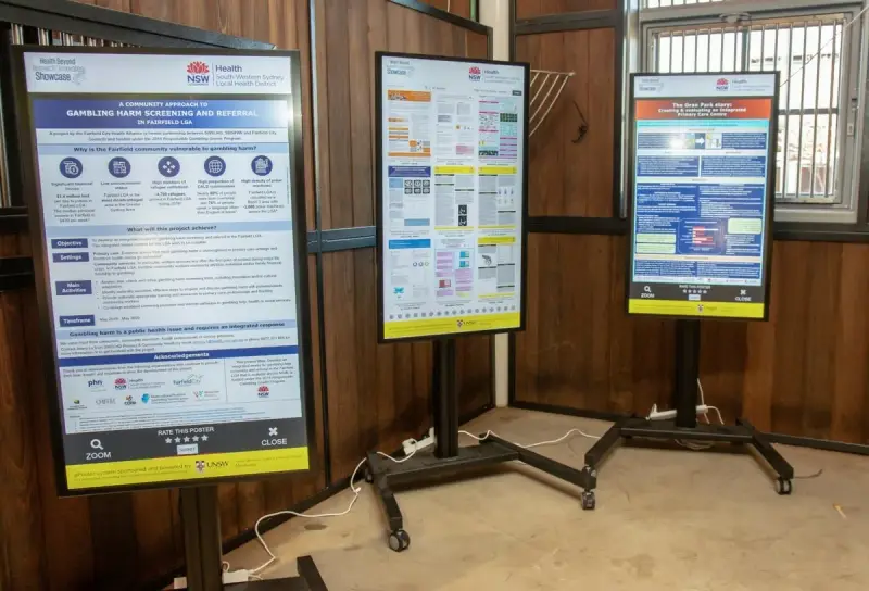 Digital information and ePoster screens at UNSW